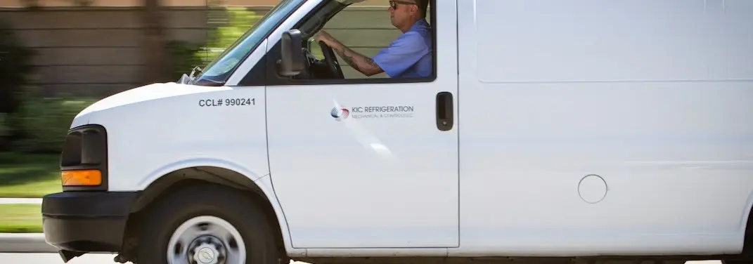 KIC Refrigeration service vehicle serving Kent area